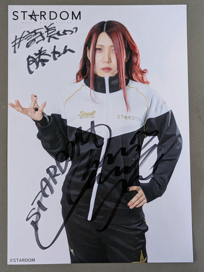 Utami Hayashishita  hand signed autograph  Starda Mu Pro-Photo (A-2)