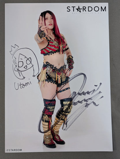 Utami Hayashishita  hand signed autograph  Starda Mu Pro-Photo (A-3)