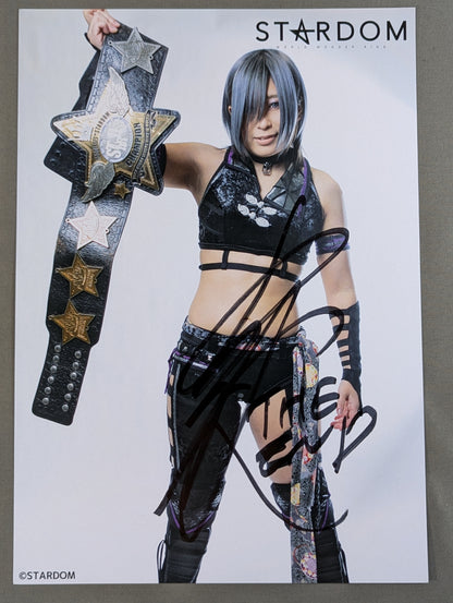 Konami  hand signed autograph  Stardom Pro-Photo  (G-5)
