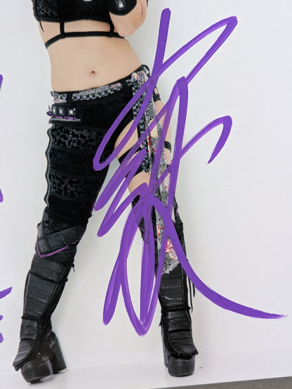 Konami  hand signed autograph  Stardom Pro-Photo  (G-8)