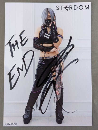Konami  hand signed autograph  Stardom Pro-Photo  (G-9)