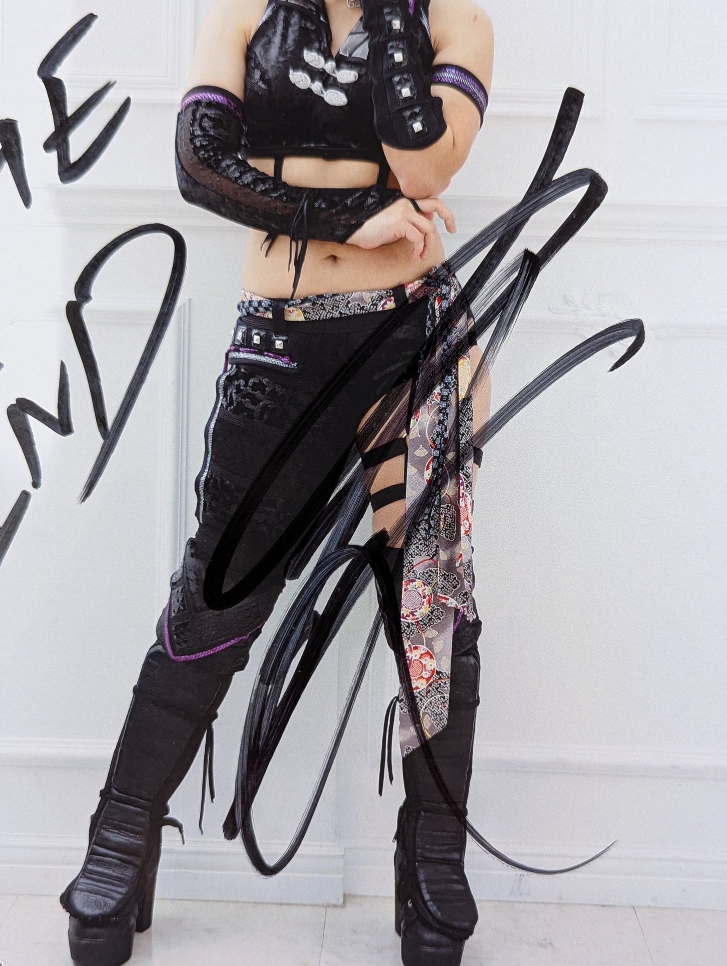 Konami  hand signed autograph  Stardom Pro-Photo  (G-9)