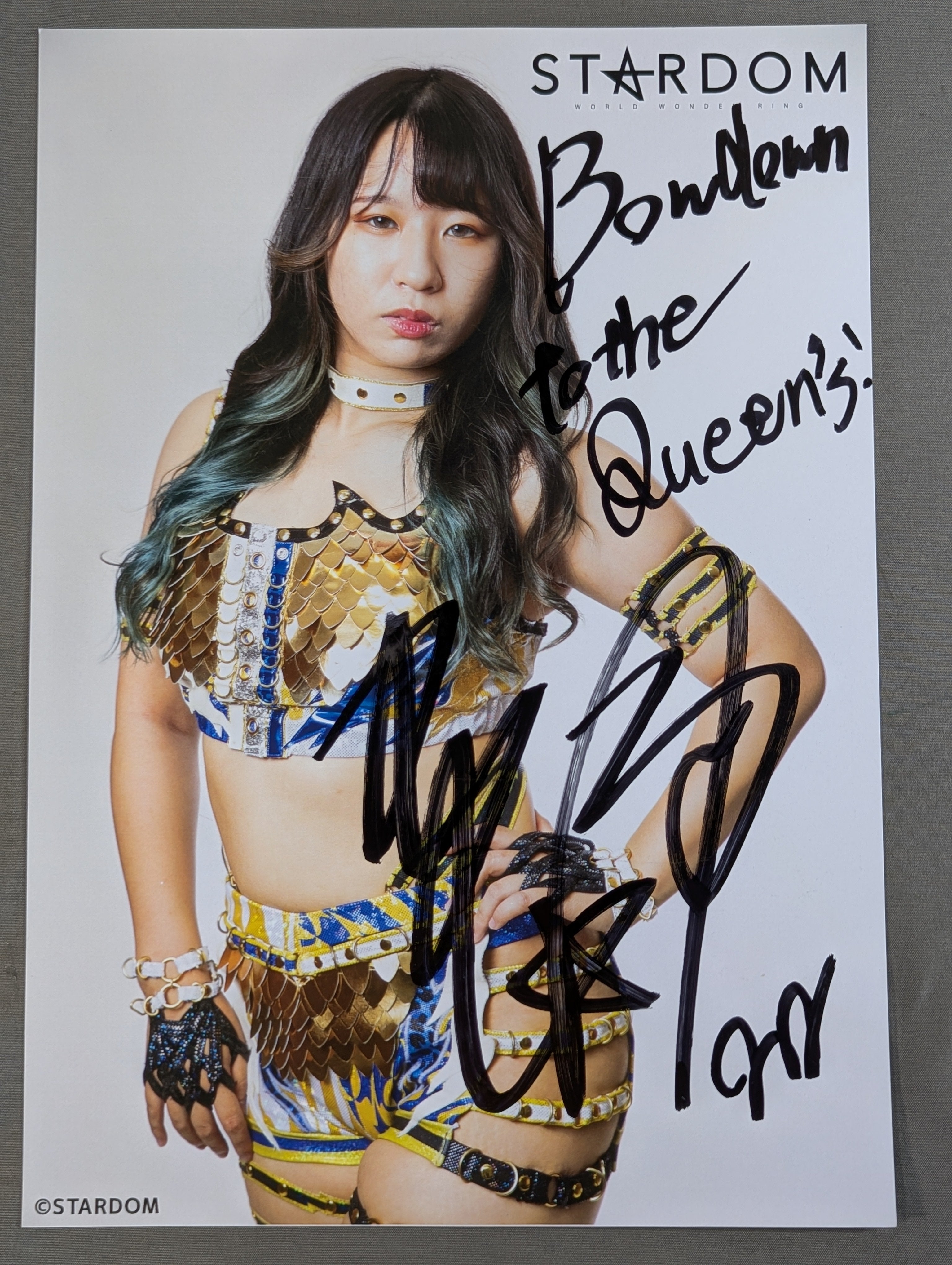 渡辺桃 直筆サイン入り スターダムポートレート(K-6) – 闘道館