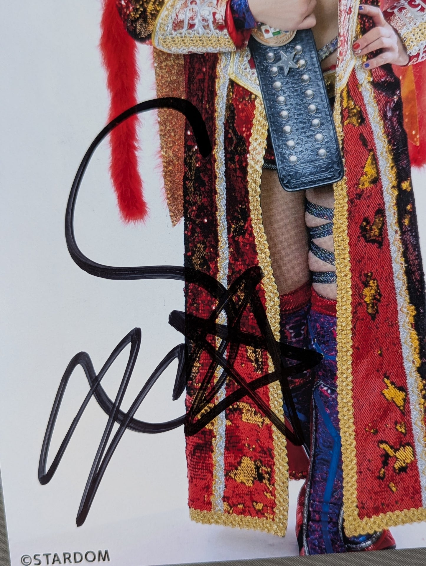 Akari hand signed autograph Stardom Pro-Photo (L-1)