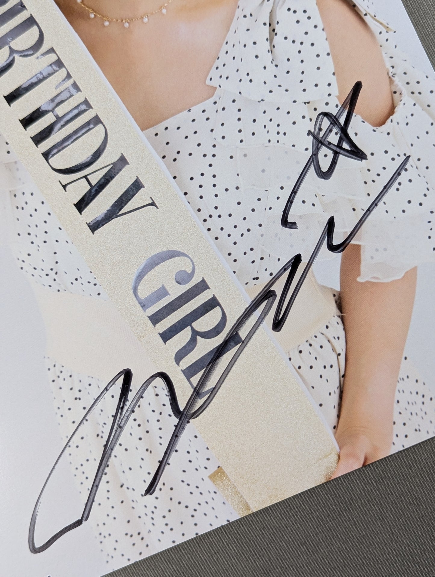 NATSUPOI  hand signed autograph  Starda Pro-Photo  (Poi Festival (1))