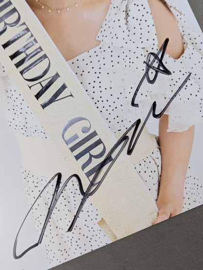 NATSUPOI  hand signed autograph  Starda Pro-Photo  (Poi Festival (1))