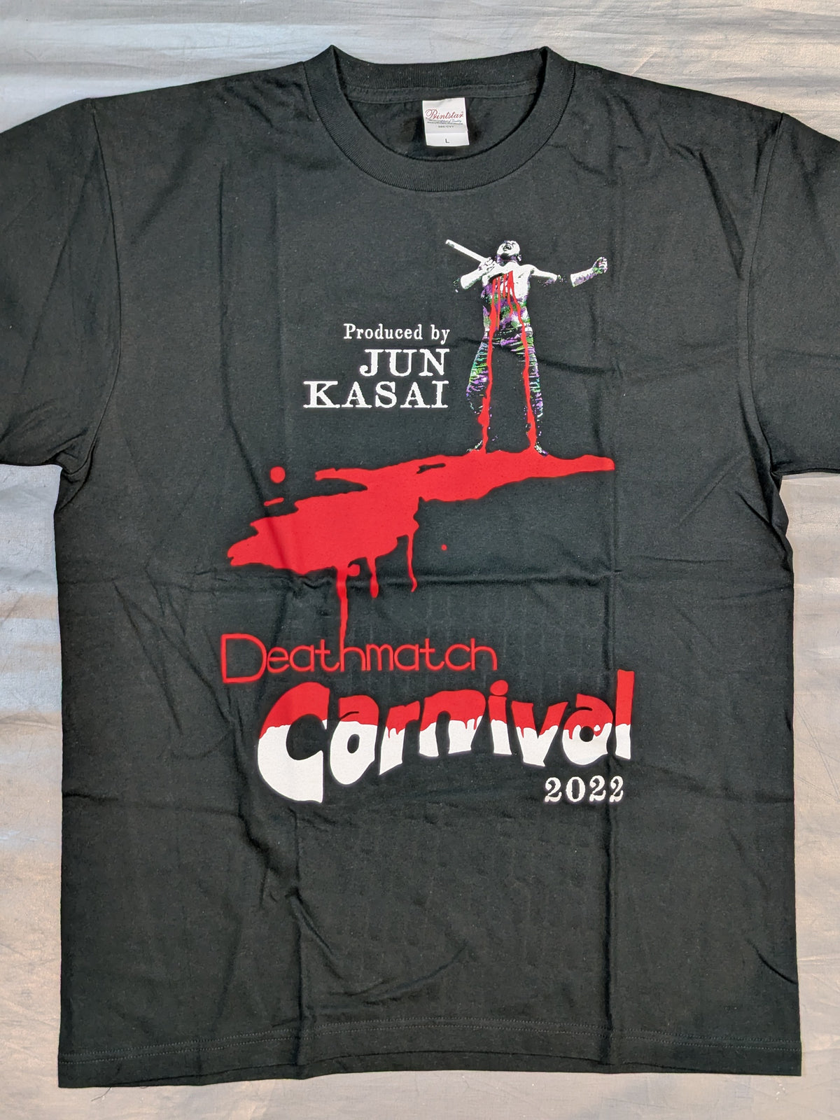 葛西純「デスマッチカーニバル 2022」Tシャツ(ブラック)