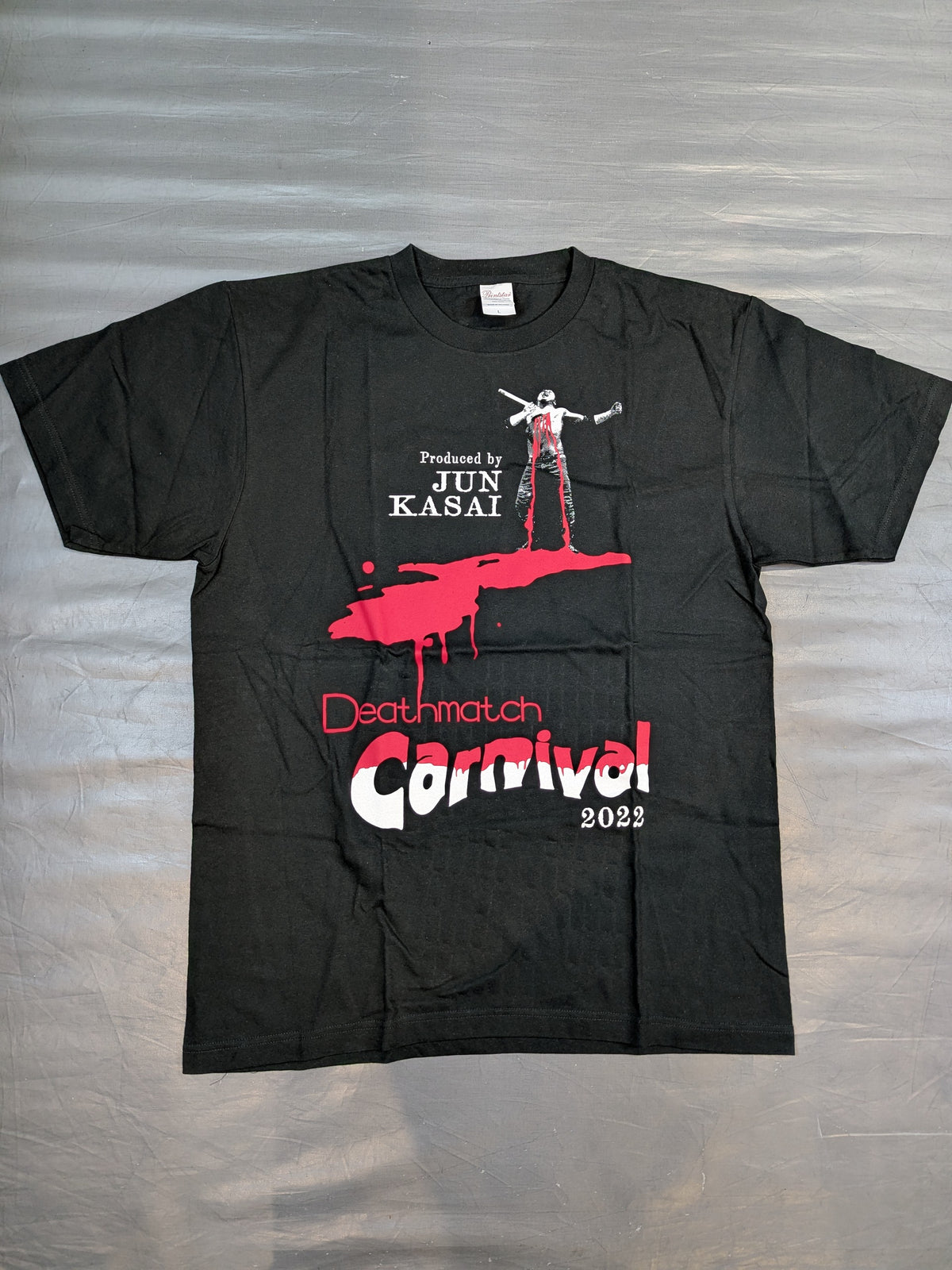 葛西純「デスマッチカーニバル 2022」Tシャツ(ブラック)