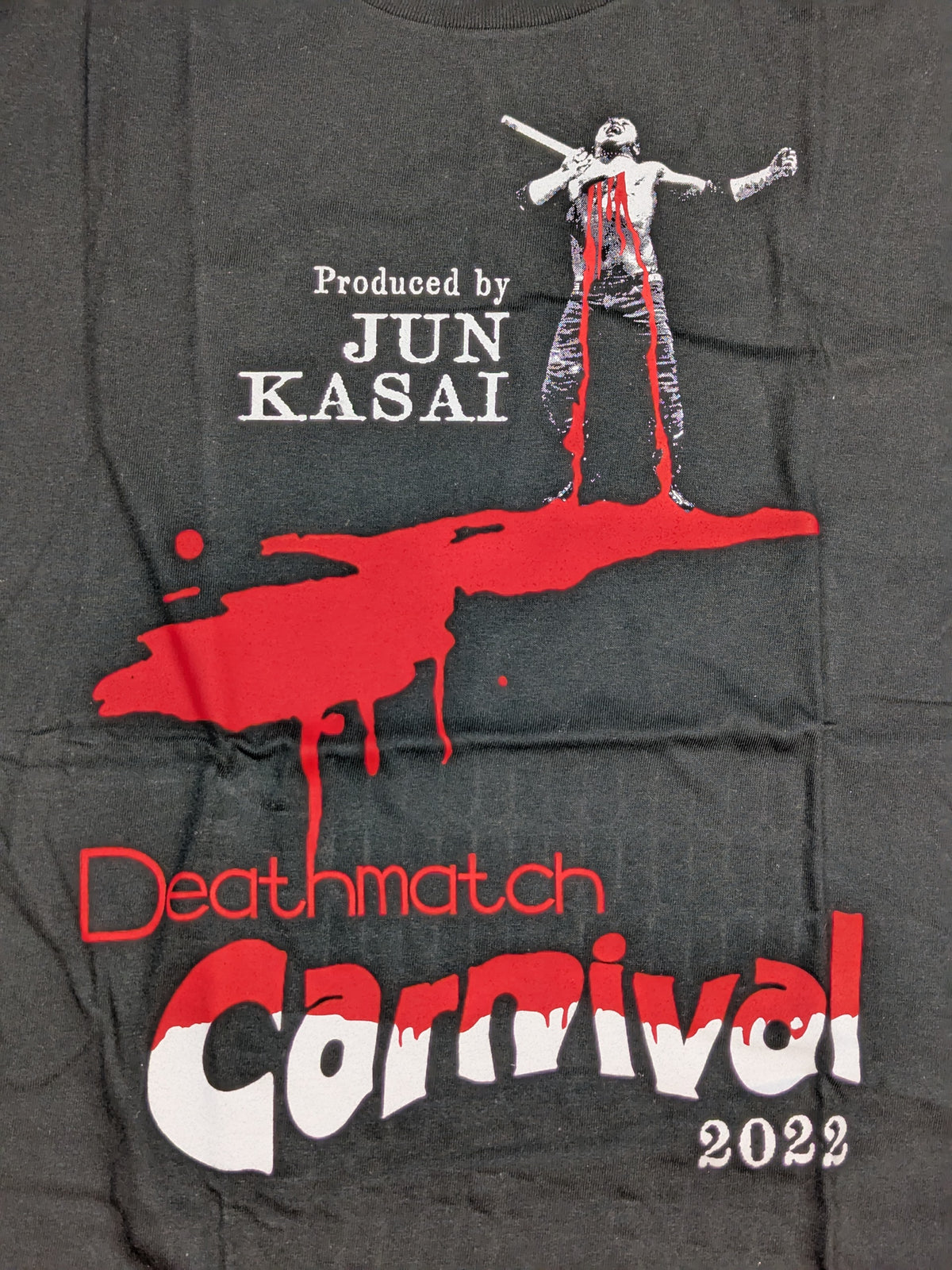 葛西純「デスマッチカーニバル 2022」Tシャツ(ブラック)