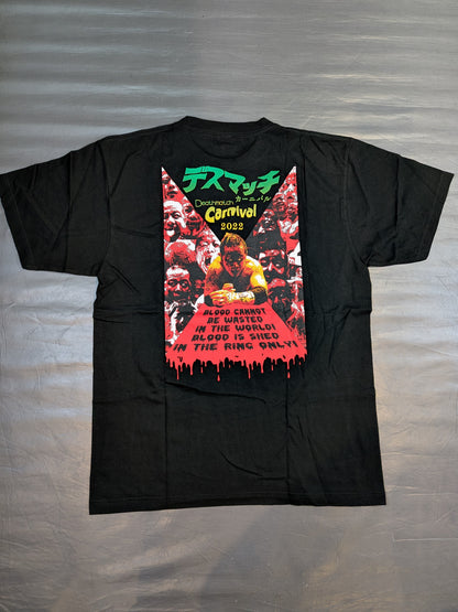 葛西純「デスマッチカーニバル 2022」Tシャツ(ブラック)