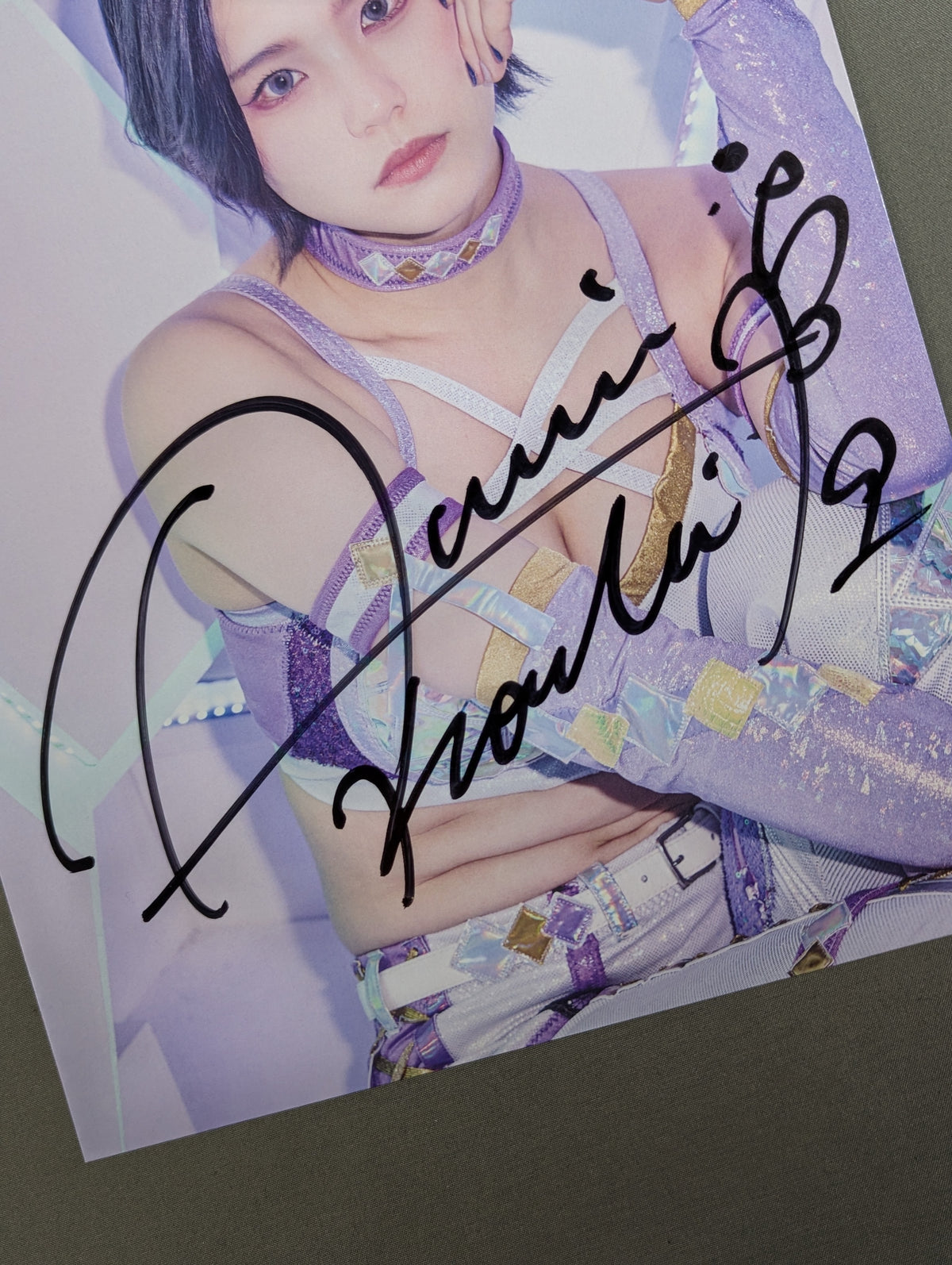 天麗皇希 直筆サイン入り  ポートレート(E-4)
