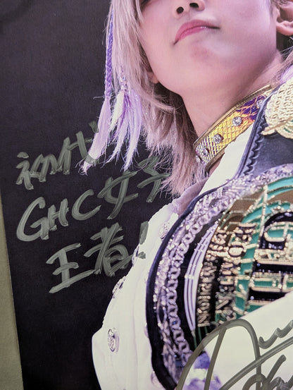 ★ First GHC Women's Champion ★ Amarei Kouki  hand signed autograph  Pro-Photo (3)