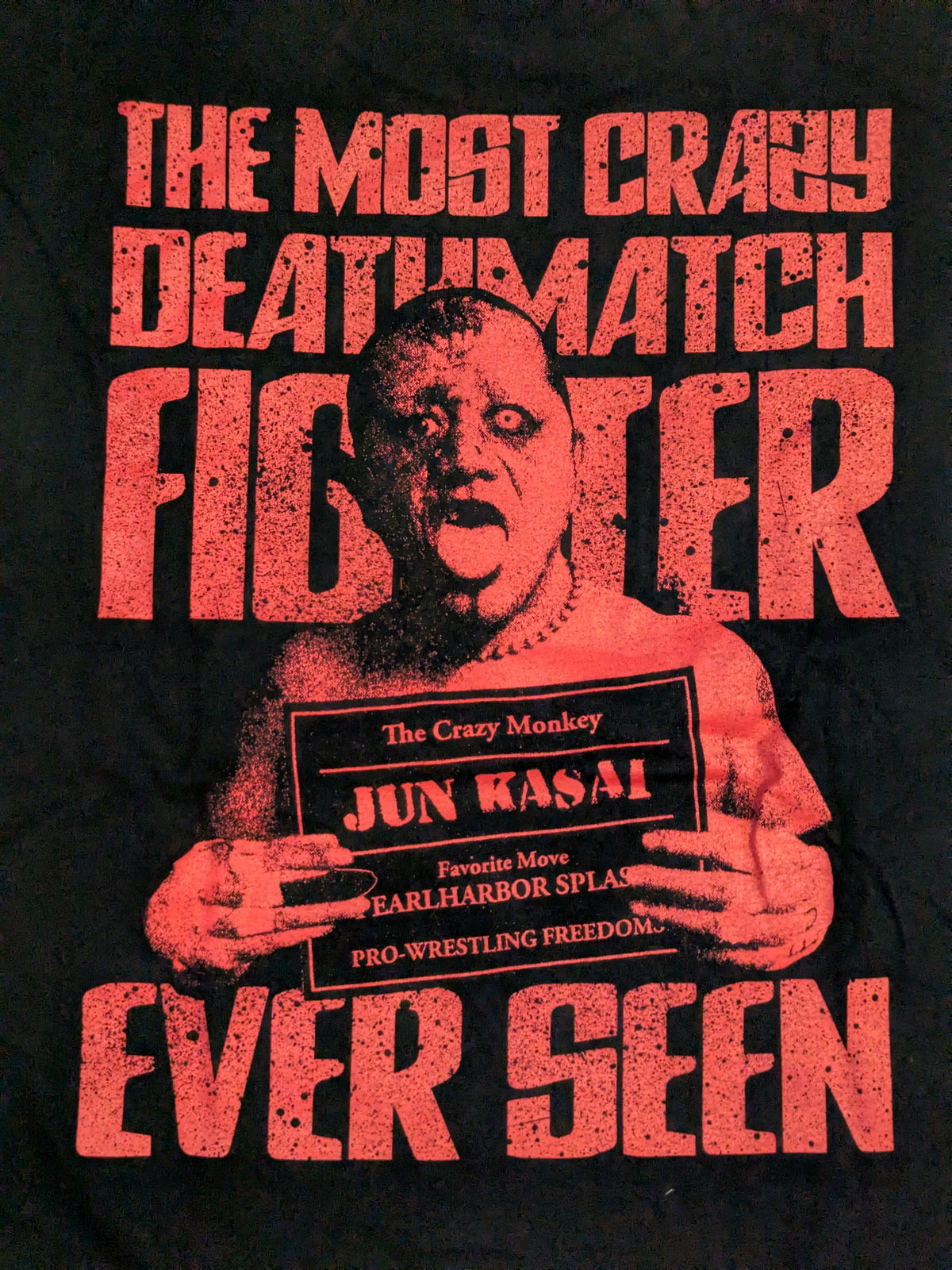葛西純「KASAI IS SERIOUSIY SAVAGE!」Tシャツ