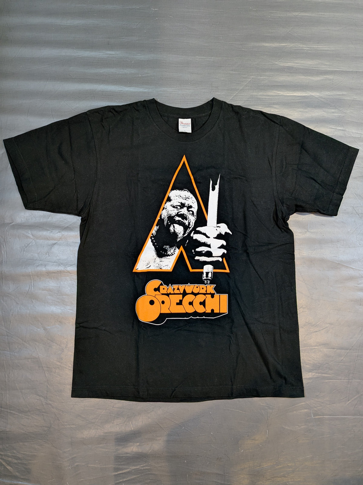 葛西純「CRAZYWORK ORECCHI」Tシャツ(ブラック)
