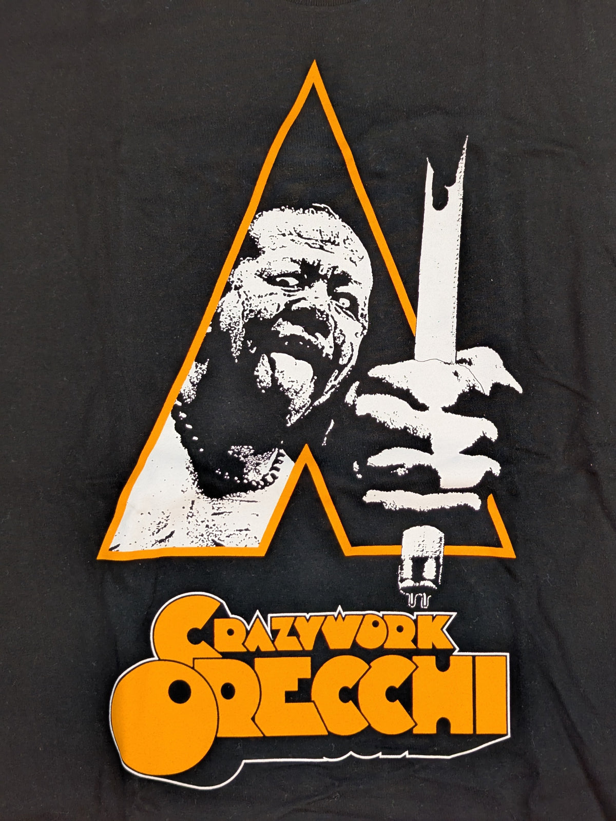 葛西純「CRAZYWORK ORECCHI」Tシャツ(ブラック)