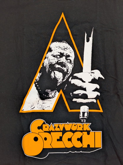 葛西純「CRAZYWORK ORECCHI」Tシャツ(ブラック)