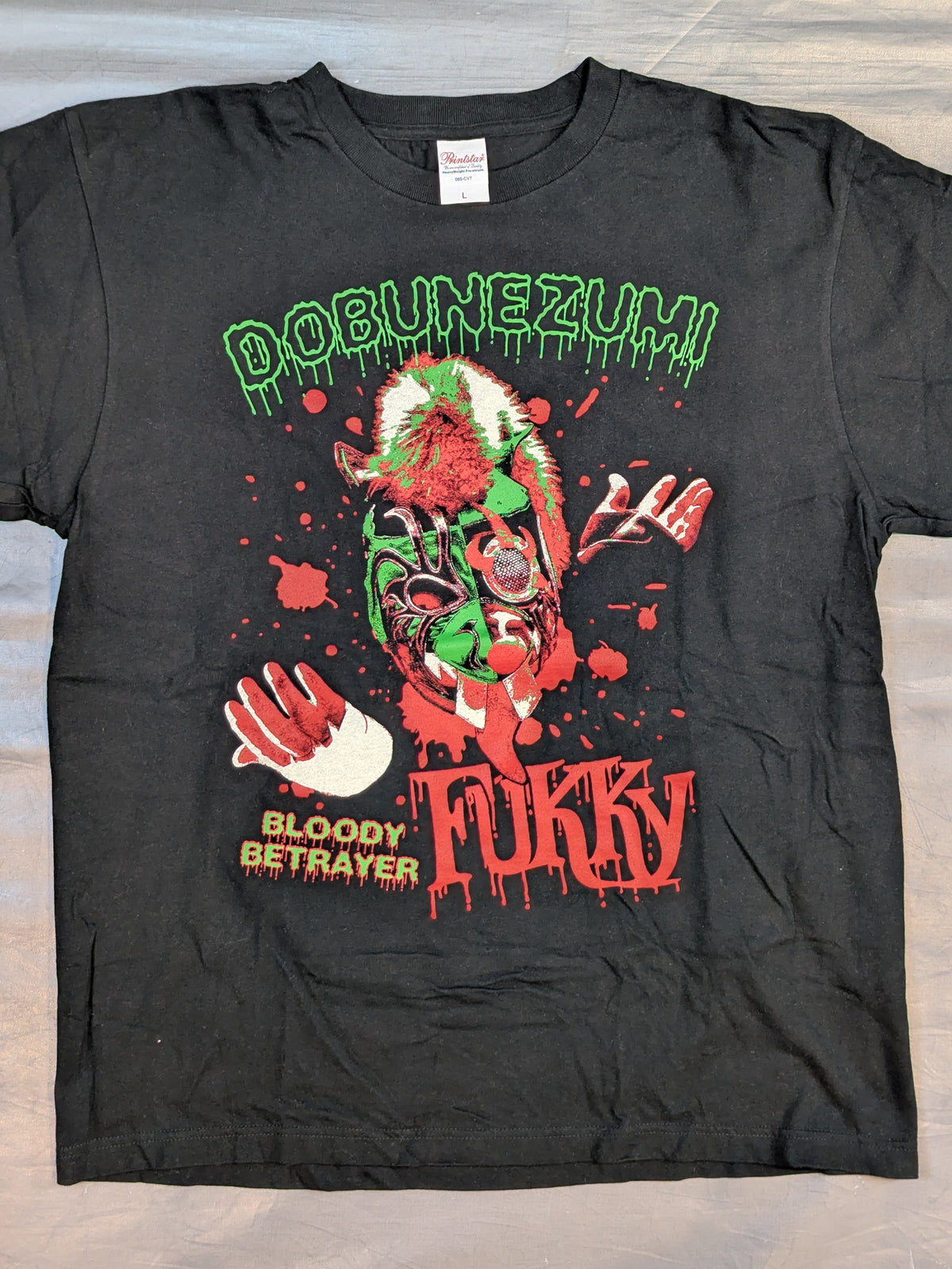 ドブネズミ・フッキー(吹本賢児)「BLOODY BETRAYER」Tシャツ②