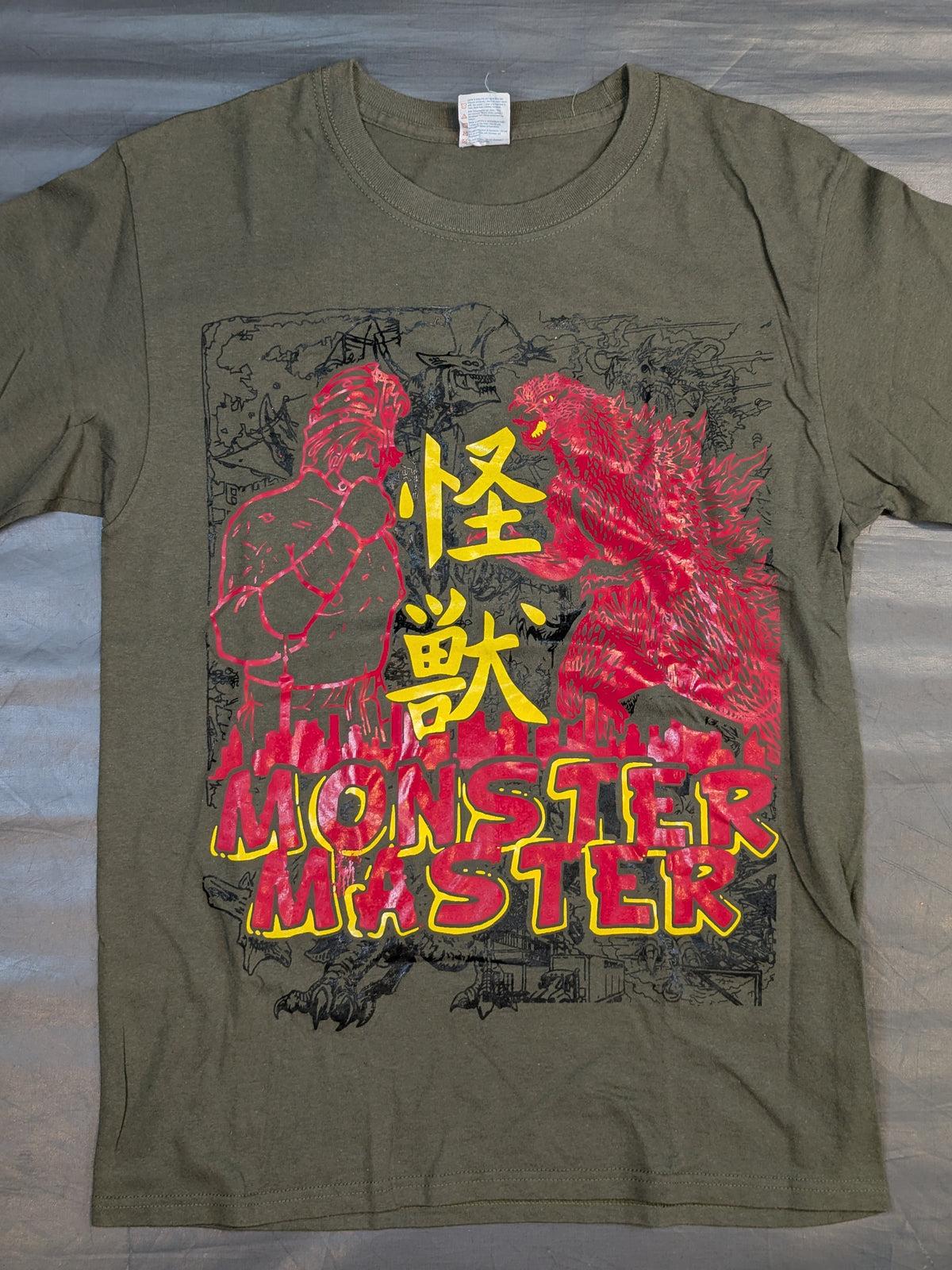 Violento Jack "Monster Master" Illustration T-Shirt (Khaki)