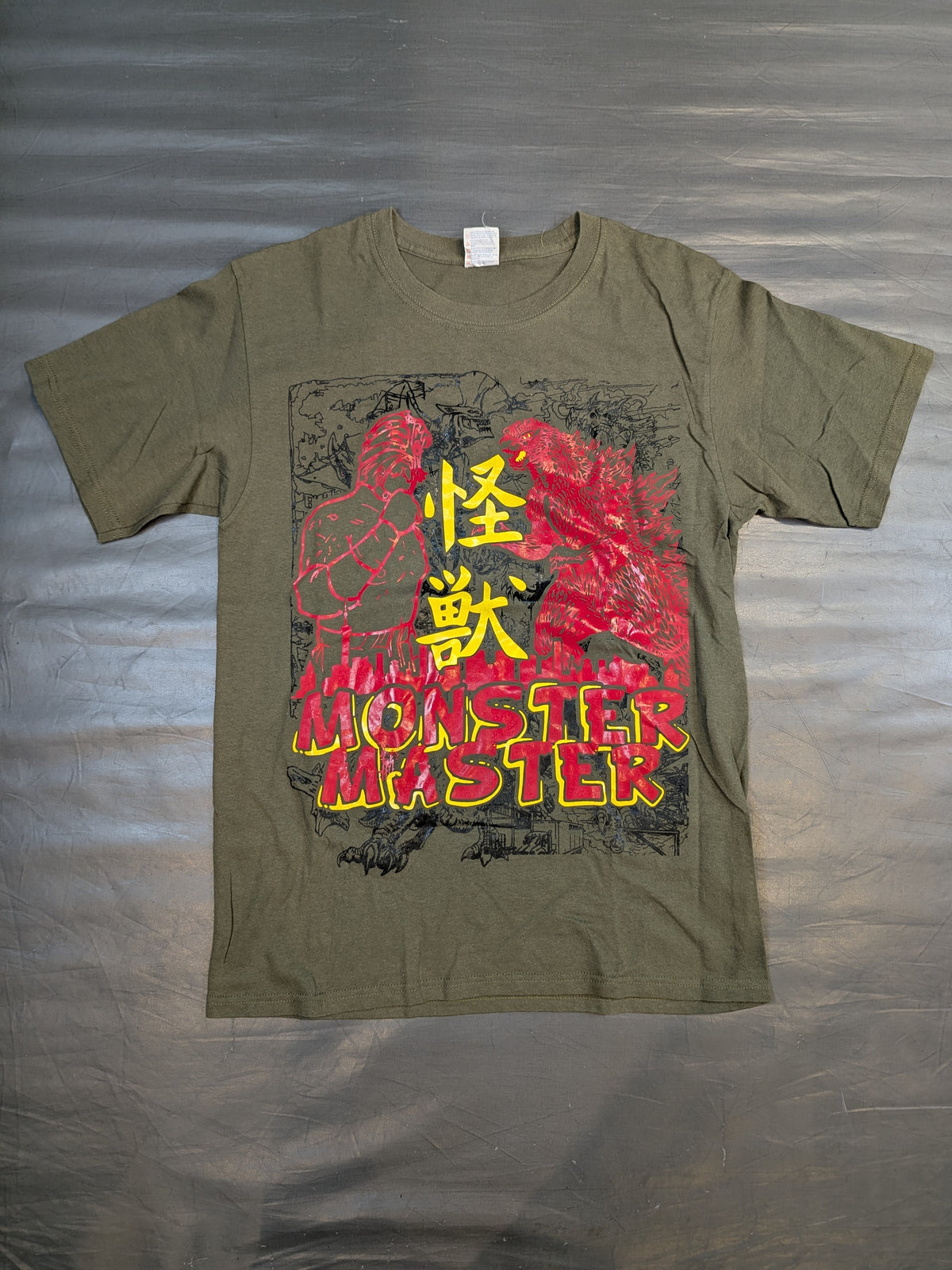 Violento Jack "Monster Master" Illustration T-Shirt (Khaki)