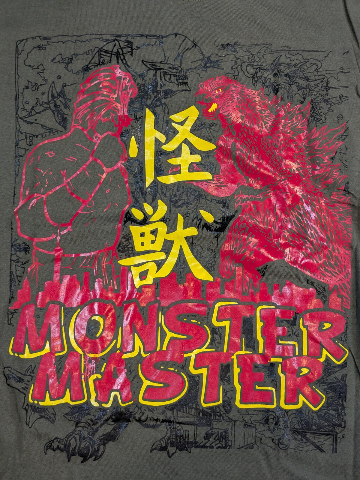Violento Jack "Monster Master" Illustration T-Shirt (Khaki)
