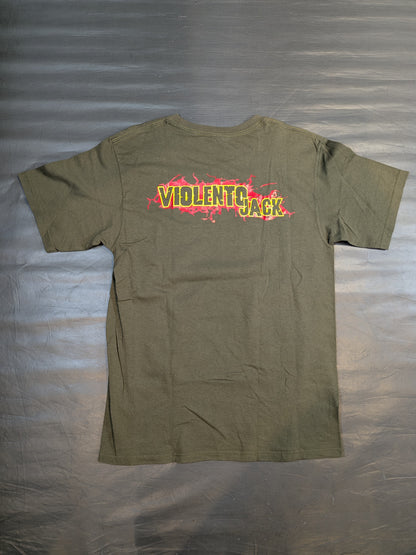 Violento Jack "Monster Master" Illustration T-Shirt (Khaki)