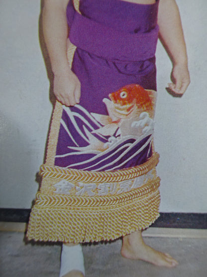 ★Tenryu Genichiro  1976 Grand Sumo worn by him  Makeup Mawashi ★