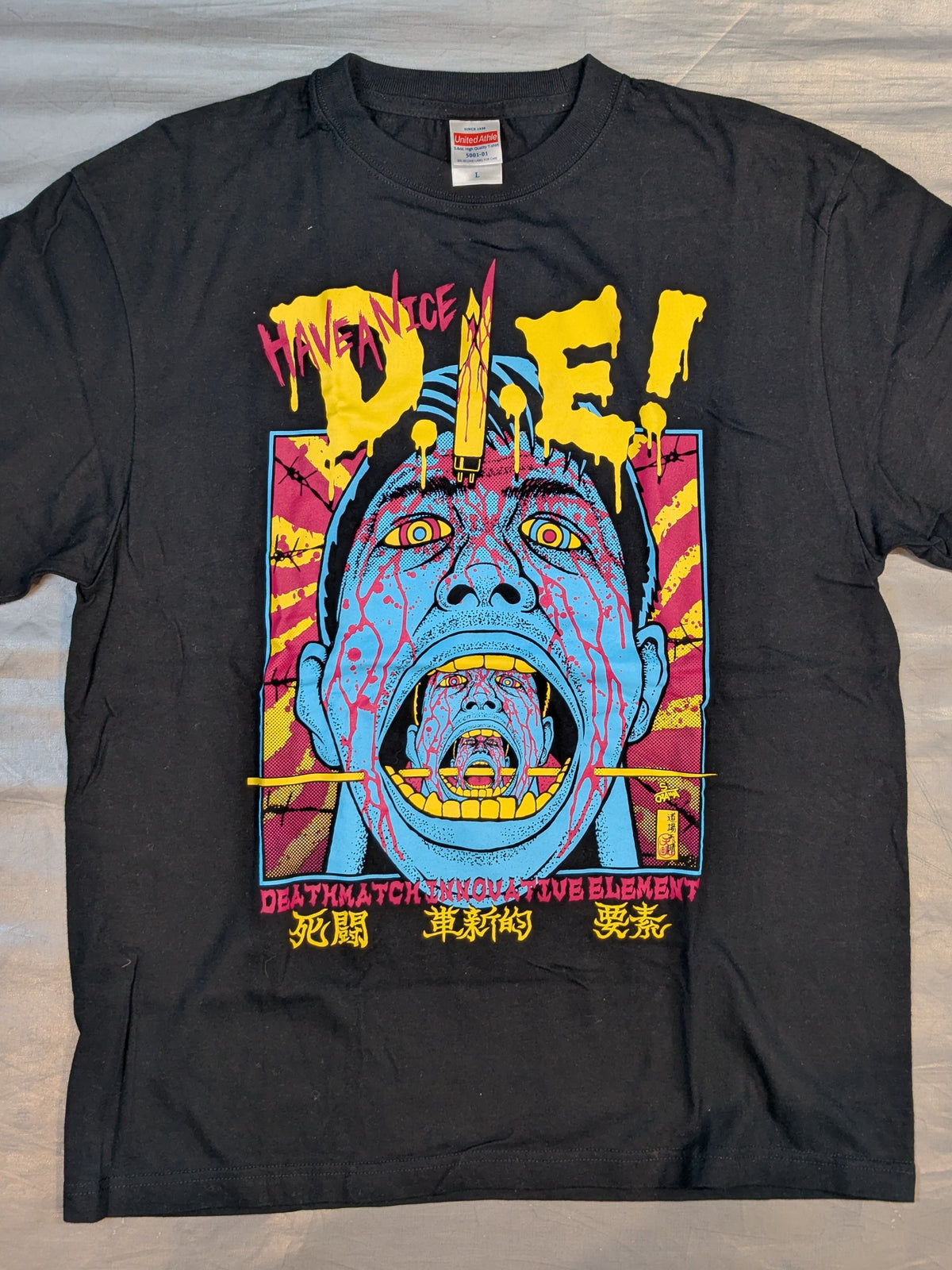 D.I.E「HAVE A NICE D.I.E!」イラストTシャツ