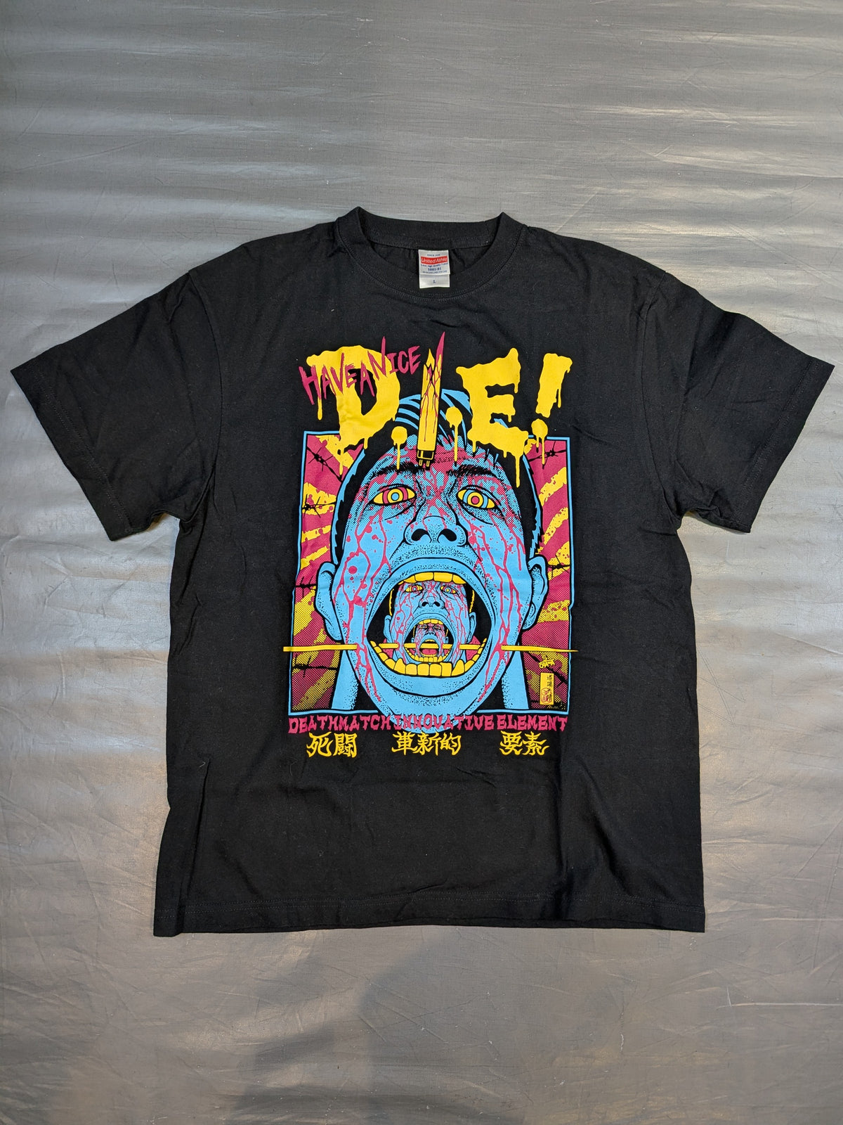 D.I.E「HAVE A NICE D.I.E!」イラストTシャツ