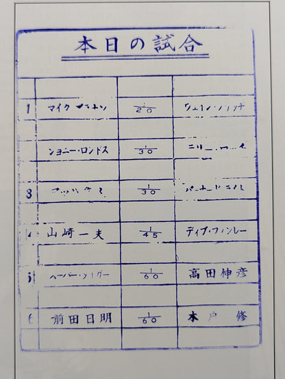 第1次UWF / U.W.F. 85サンライズ・ウイークス【最終戦】