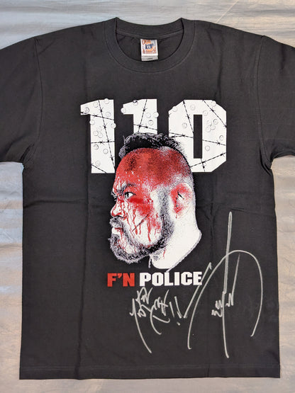 【直筆サイン入り】植木嵩行「F‘N POLICE」Tシャツ
