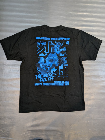 葛西純vs杉浦透「ハートニ刻ンデ人生狂ワス!! ガラスボード+蛍光灯+αデスマッチ」ピクチャーTシャツ