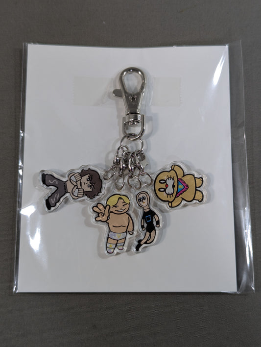 DDT Mini Acrylic Keychain Set (Erutama)