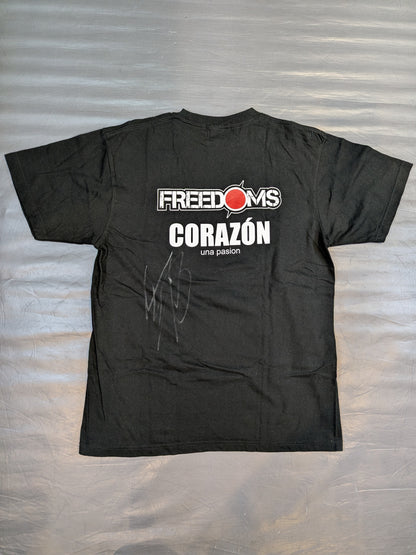【直筆サイン入り】平田智也×CORAZON「LETHAL WEAPON」ピクチャーTシャツ(ホワイト)