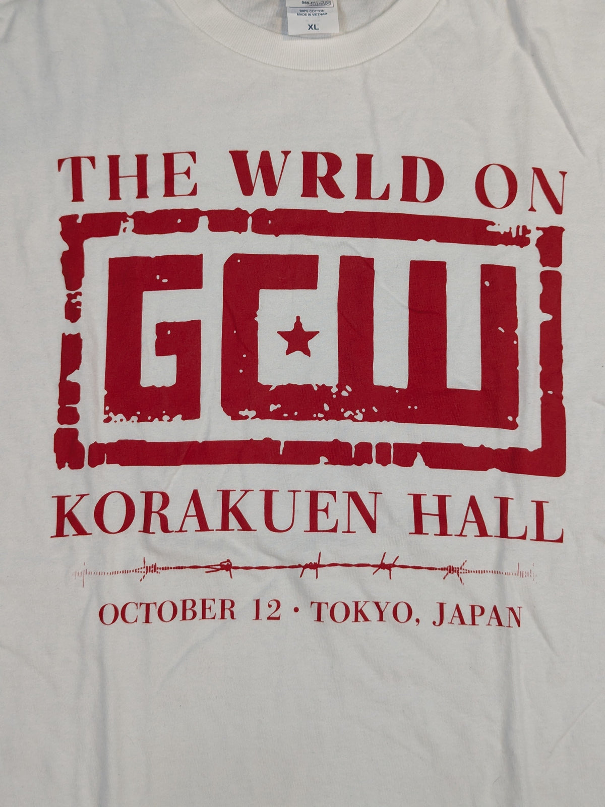 GCW「THE WRLD ON KORAKUEN HALL」Tシャツ