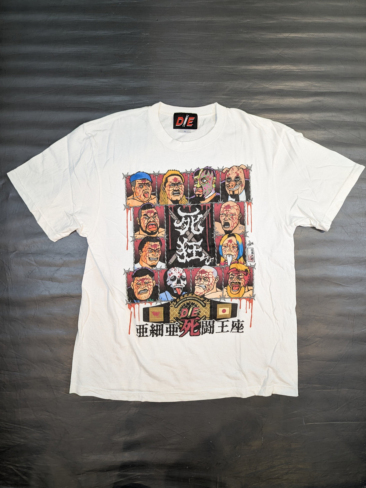 D.I.E「死狂ひ 亜細亜死闘王座トーナメント」イラストTシャツ