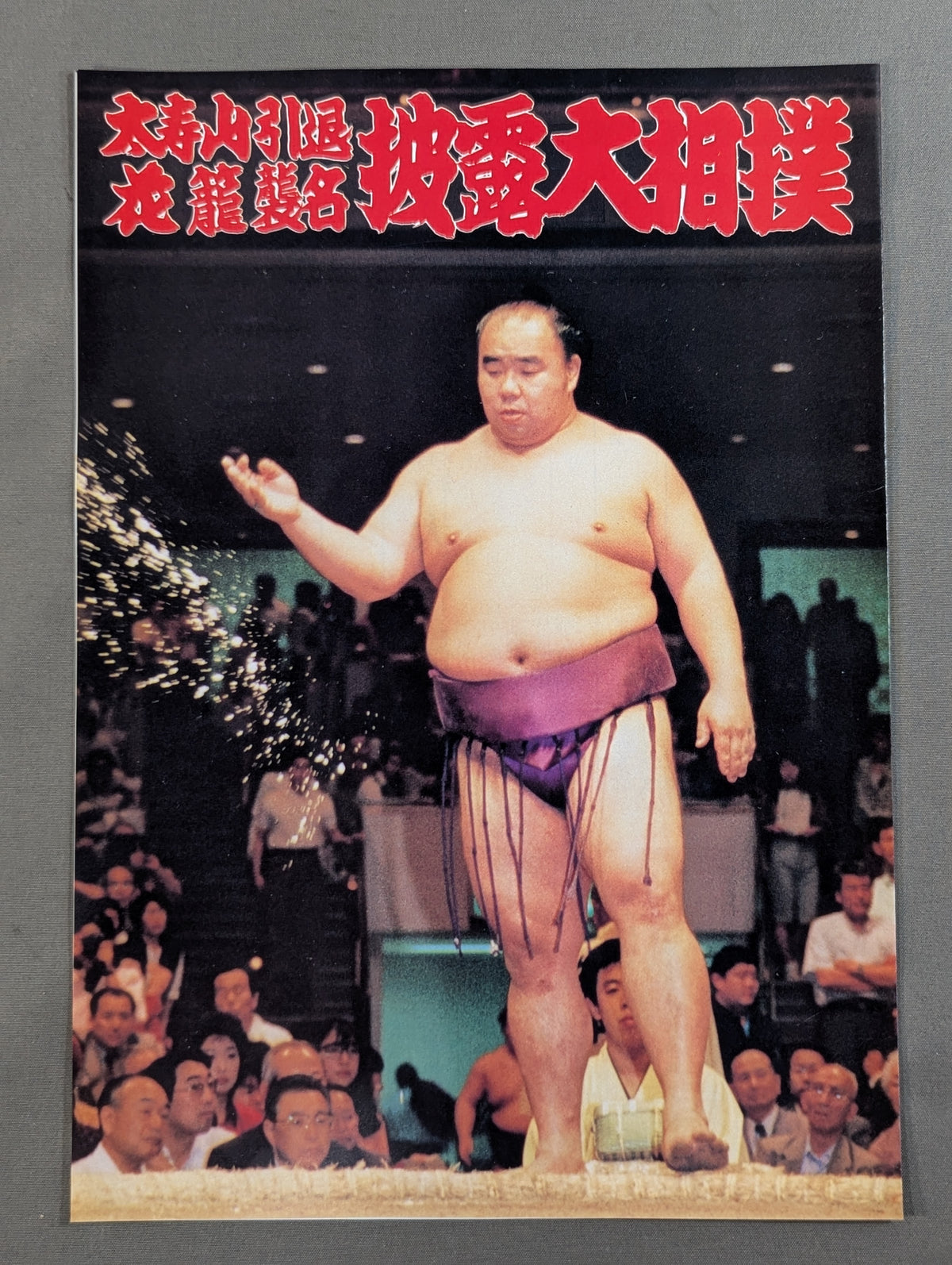 太寿山引退・花籠襲名 披露大相撲 取組表