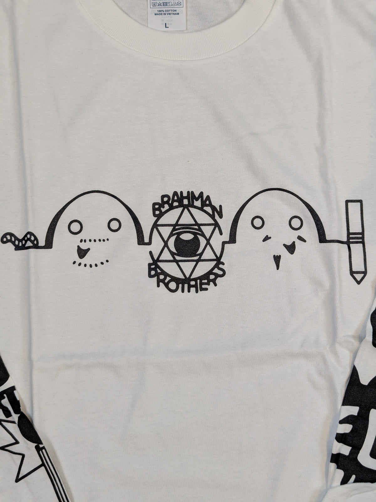バラモン兄弟 ロングスリーブTシャツ①(ホワイト)