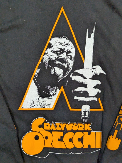 葛西純「CRAZYWORK ORECCHI」ジップパーカー(ブラック)