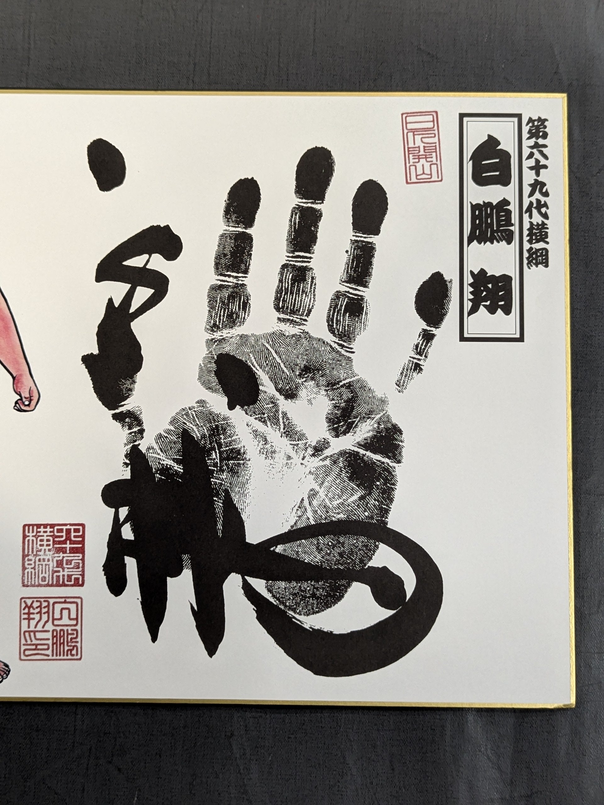 白鵬(プリント手形サイン) – 闘道館