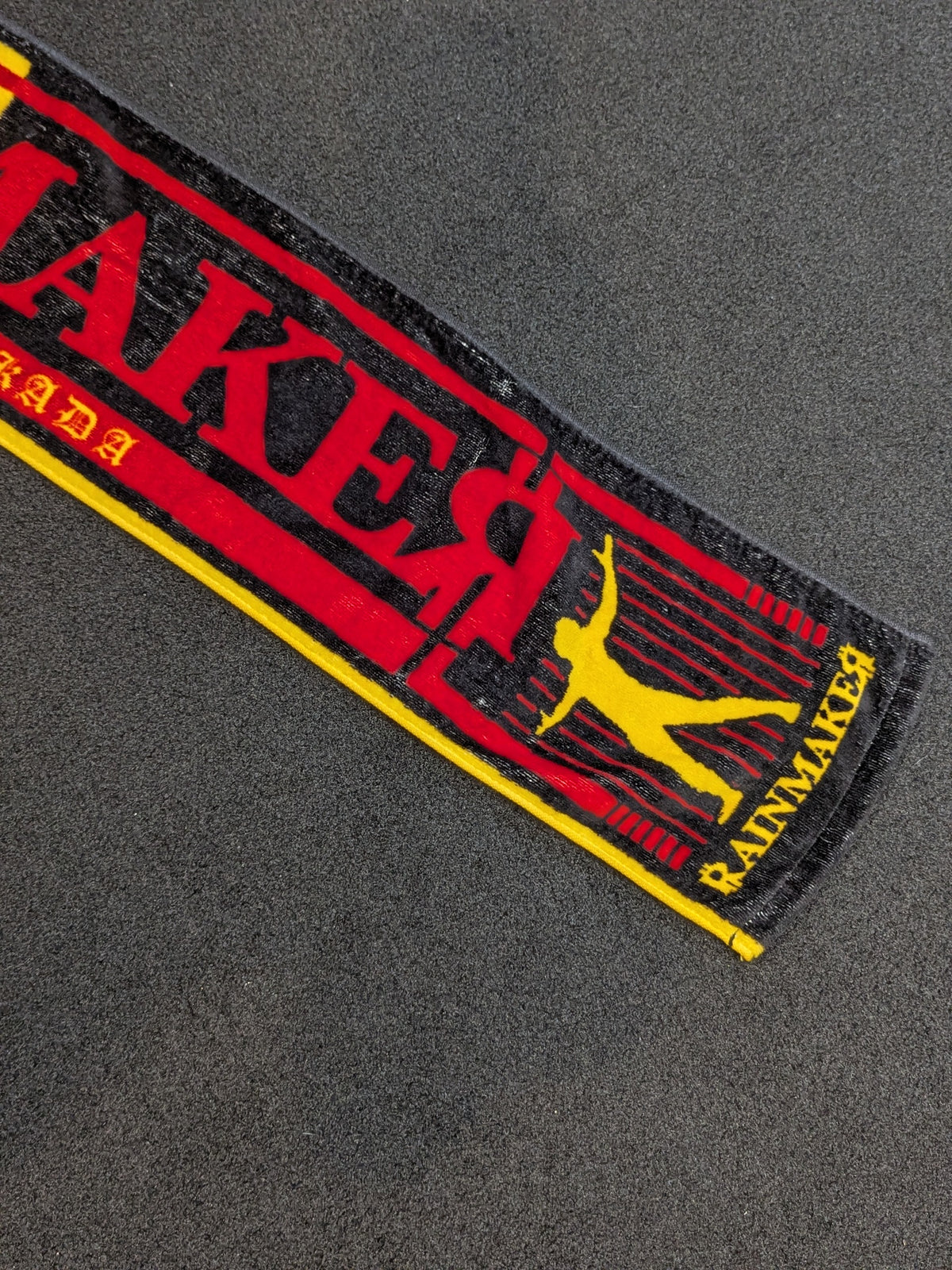 【hand signed autograph】 Kazuchika Okada  "RAIN MAKER 《LEVEL3》" Scarf Towel