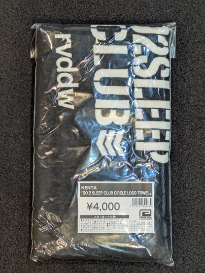 ★ ★ reversal KENTA "GO 2 SLEEP CLUB CIRCLE LOGO" towel