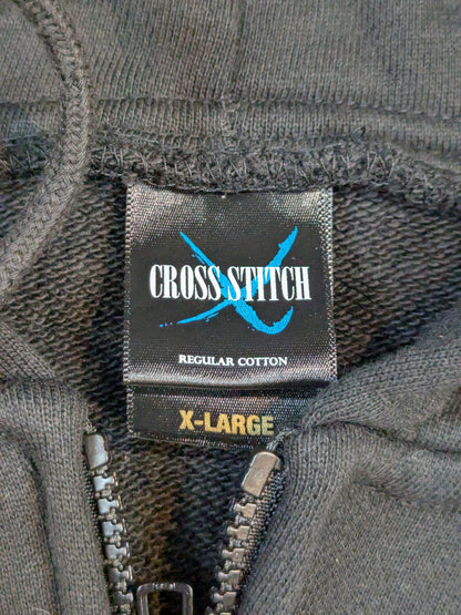 竹田誠志「BEYOND THE BLEEDING HELL」ジップパーカー(ブラック)