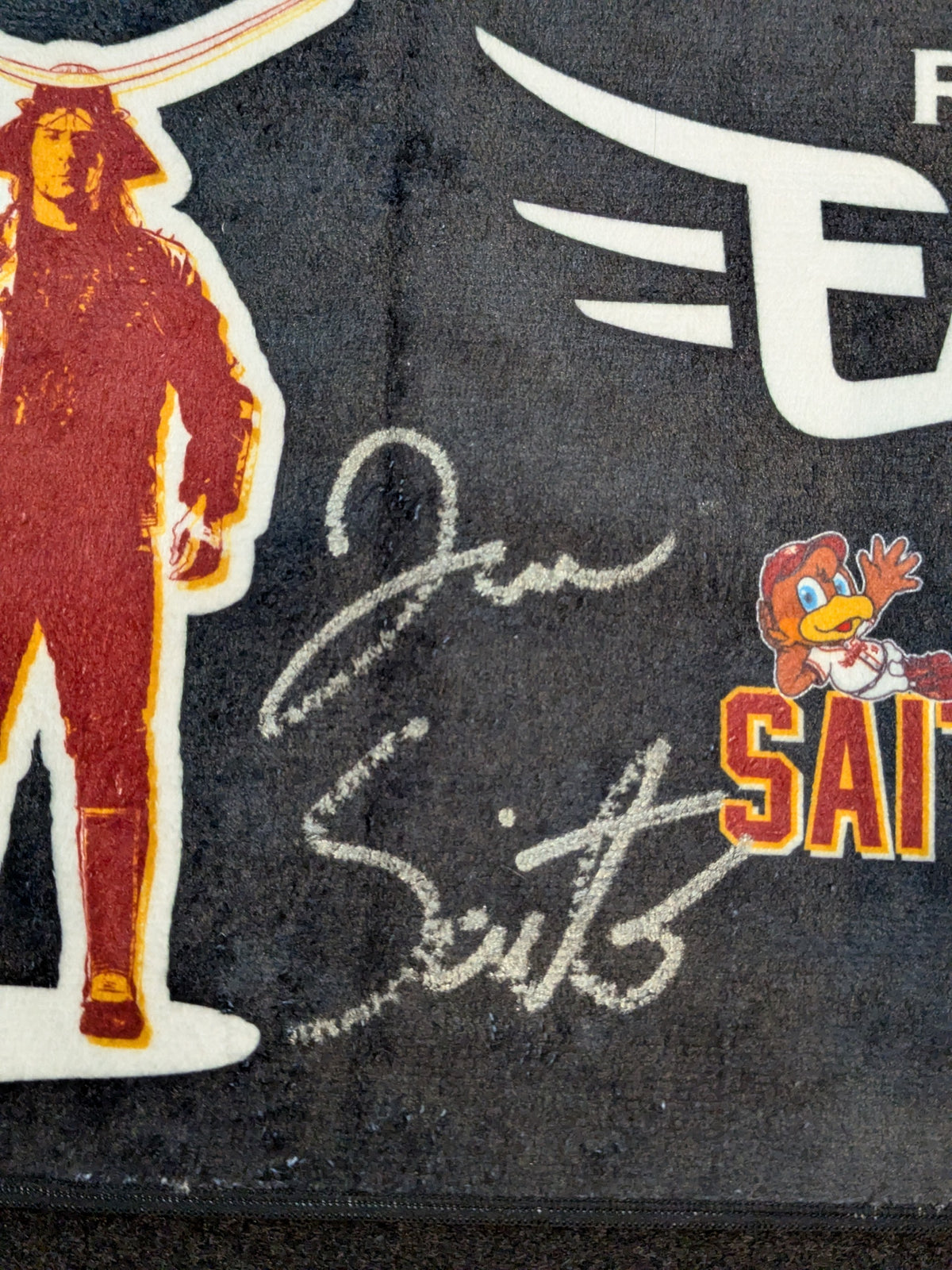 [Jun Saito  hand signed autograph ] Rakuten Eagles × Saito Brothers Face Towel