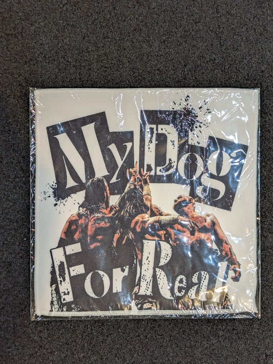 ★ ★ not sold in stores BULLET CLUB WAR DOGS LINE Stamp-style "My Dog For Real" hand towel