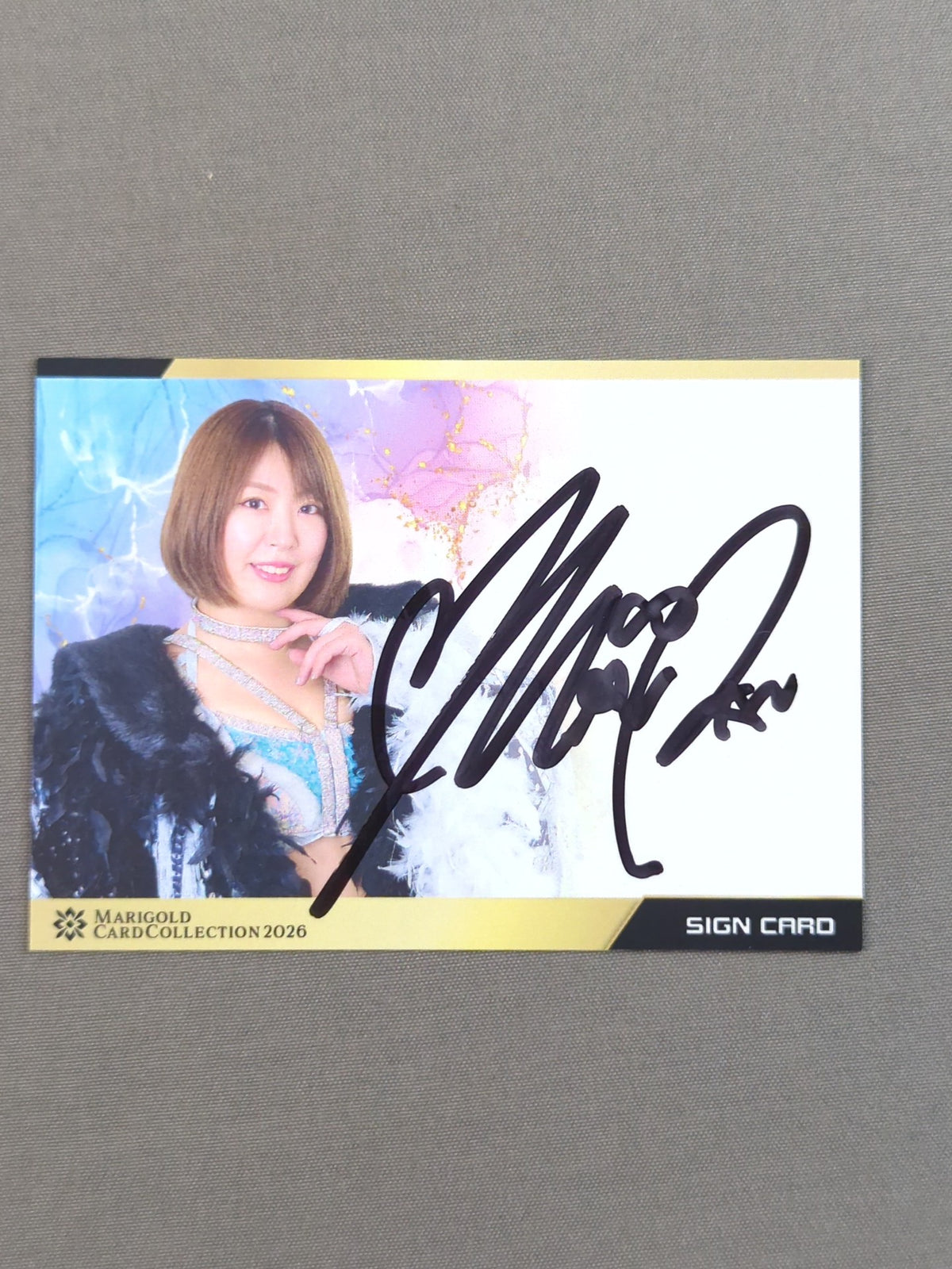 2026 MARIGOLD CARD COLLECTION 桜井麻衣 公式サインカード