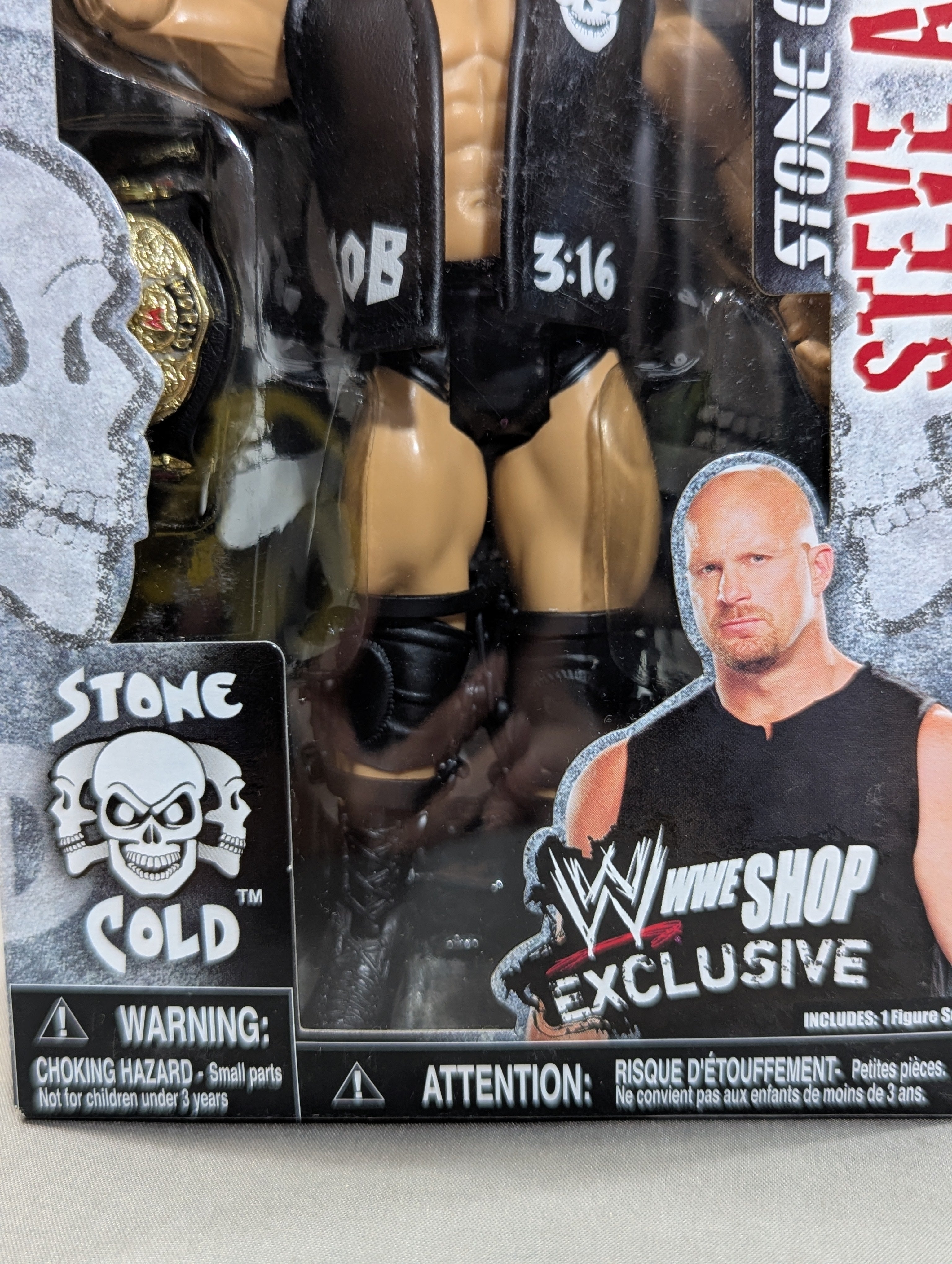 ☆WWE SHOP限定☆ ストーンコールド・スティーブ・オースチン(ベルト
