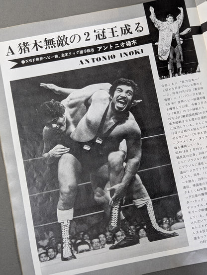 [With ticket stub] ★ Inoki vs Strong Kobayashi (Match 2) 74 ★ Fighting Spirit Series Part 2 (Final Match)