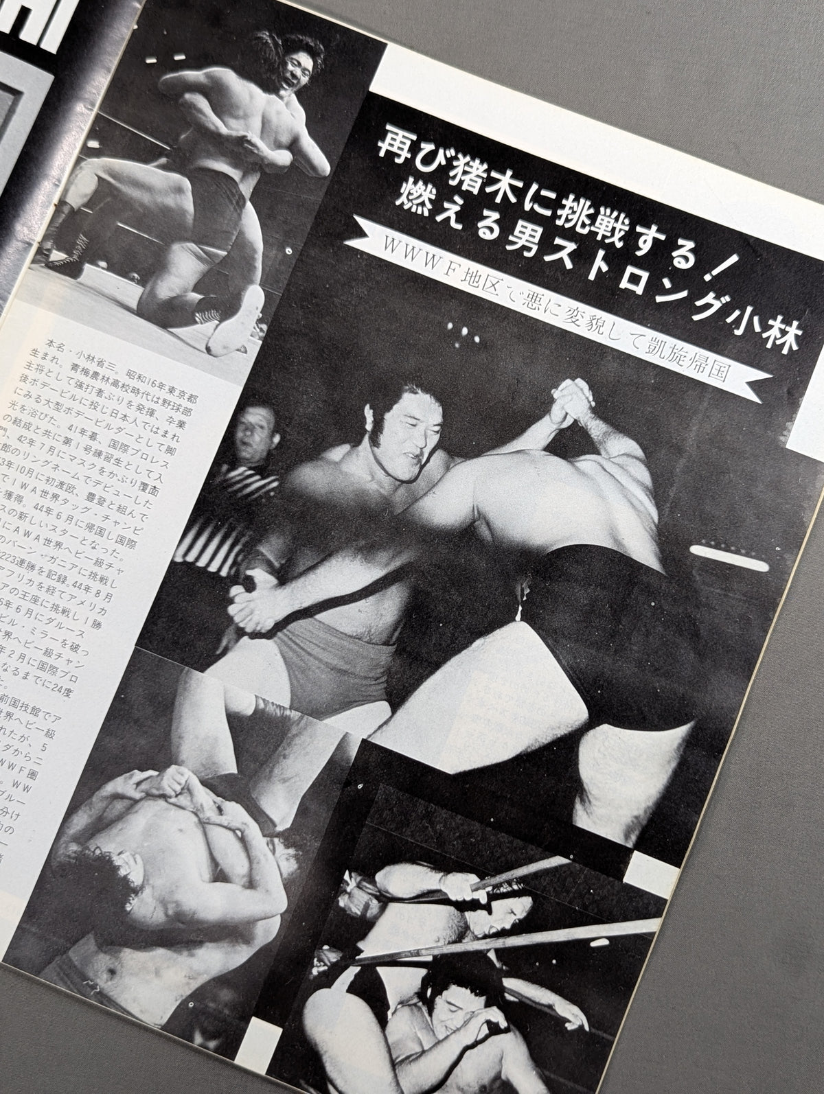[With ticket stub] ★ Inoki vs Strong Kobayashi (Match 2) 74 ★ Fighting Spirit Series Part 2 (Final Match)