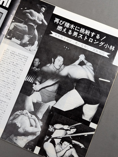 [With ticket stub] ★ Inoki vs Strong Kobayashi (Match 2) 74 ★ Fighting Spirit Series Part 2 (Final Match)