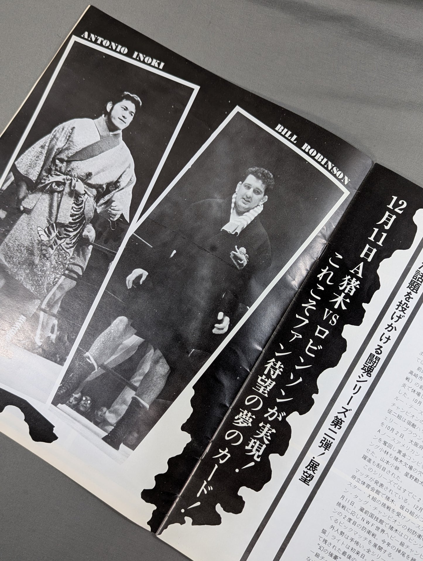 ★ Inoki vs Robinson NWF ★ 75 Fighting Spirits Series Part 2
